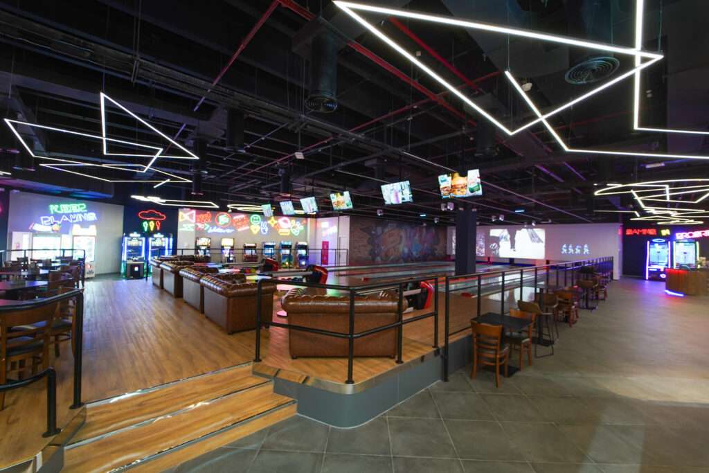 Lanes and Games Interior Design